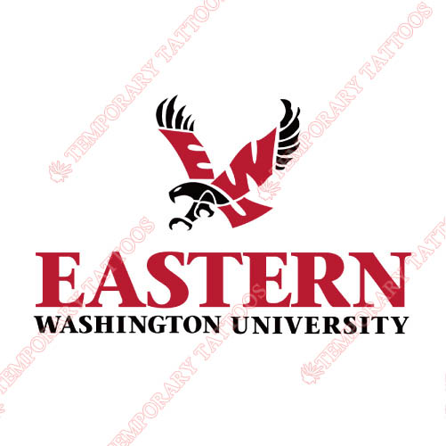 Eastern Washington Eagles Customize Temporary Tattoos Stickers NO.4332